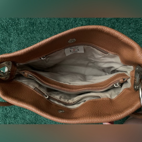 Faiez brown pebble leather purse - Picture 5 of 14